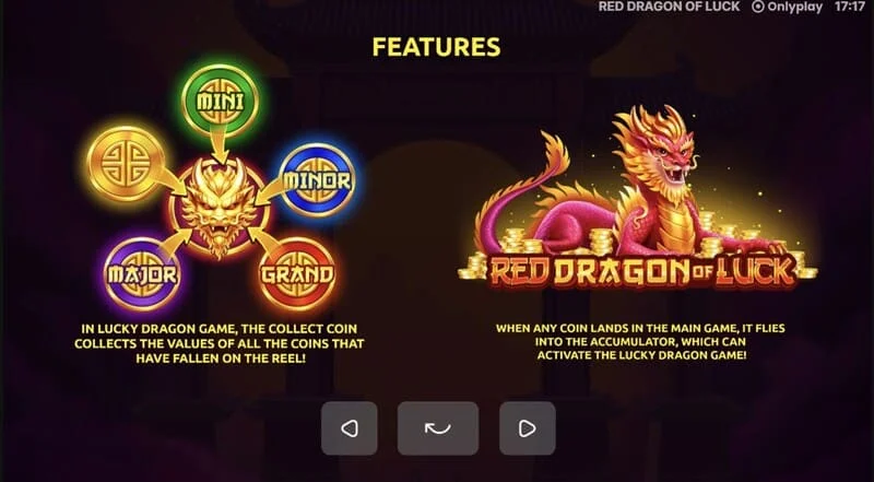 Red Dragon of Luck – Mini, Minor, Major och Grand Jackpots